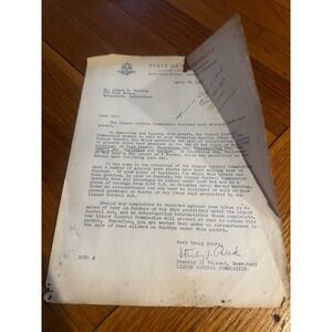 Vintage Connecticut Grocery Store Beer Permit Typed Letter 1960 Ephemera